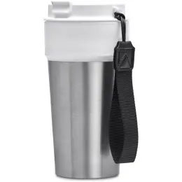 Kooshty Amigo Stainless Steel & Plastic Double-Wall Tumbler Solid White Front
